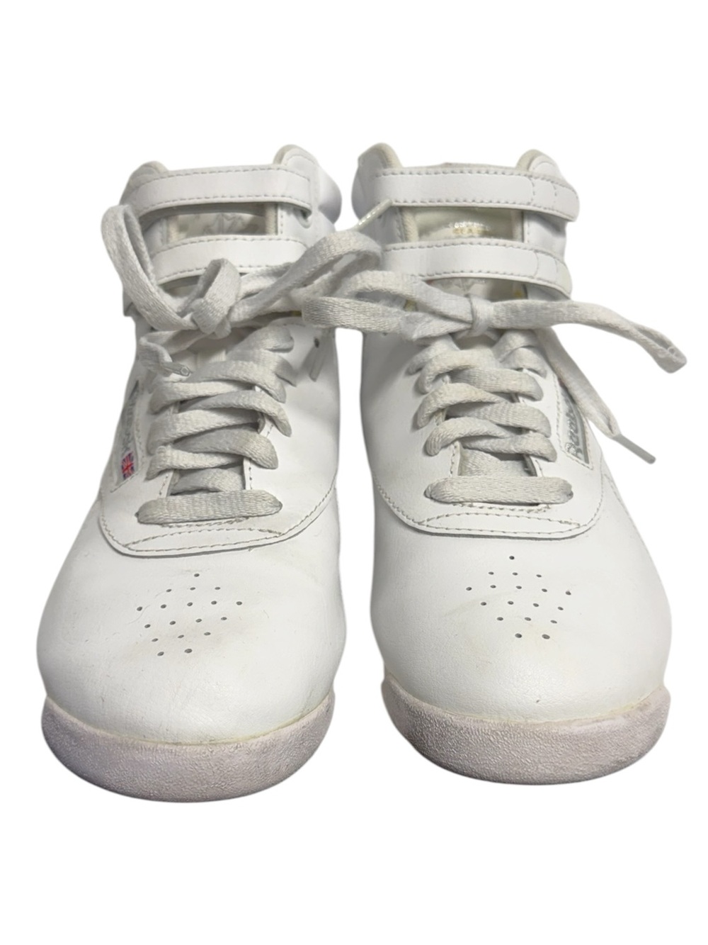 Reebok Freestyle High-Top Leather Sneakers Sz 9 - Picture 5 of 9